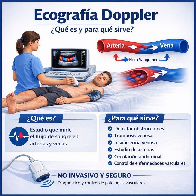Ecografía Doppler: qué es, para qué sirve y cuándo se solicita